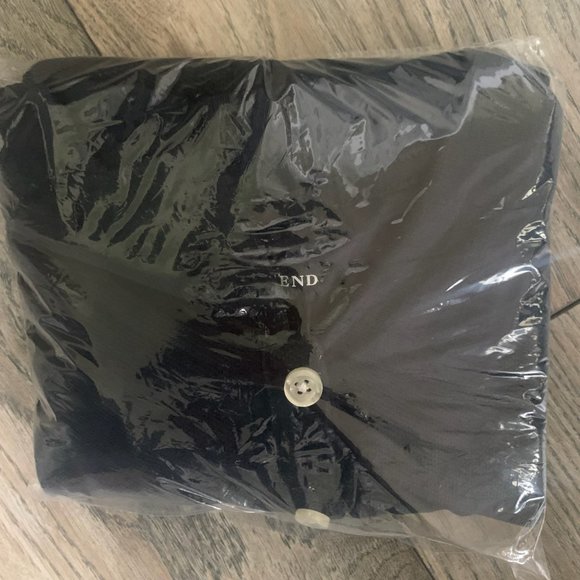 NWT LANDS' END UNIFORM GIRL'S CAP SLEEVE MESH POLO SHIRT CLASSIC NAVY MEDIUM - Picture 7 of 8